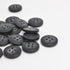 Button - Mottled Classic #3 ‘Liquorice Pastille’ - 15mm
